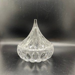 Godinger Crystal Famous Hersheys Kiss Crystal Candy Dish